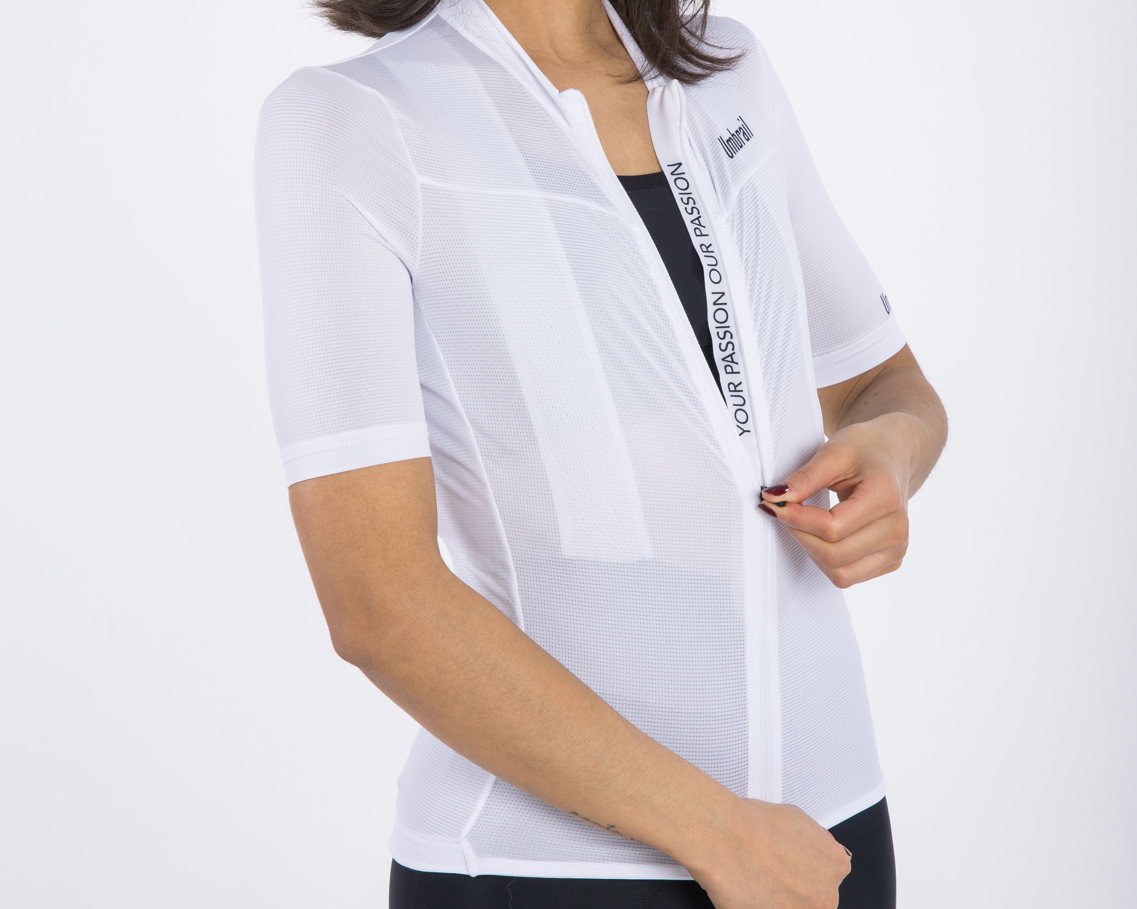 Umbrail Curidur Sykkeltrøye - Hvit - dame